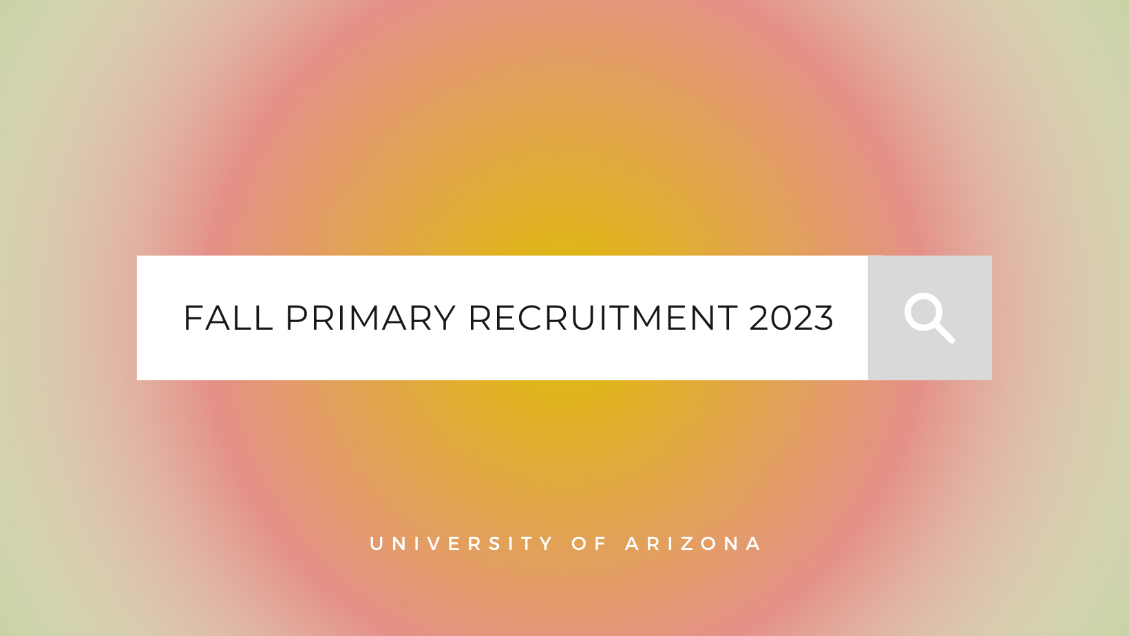 Fall Primary Recruitment Image