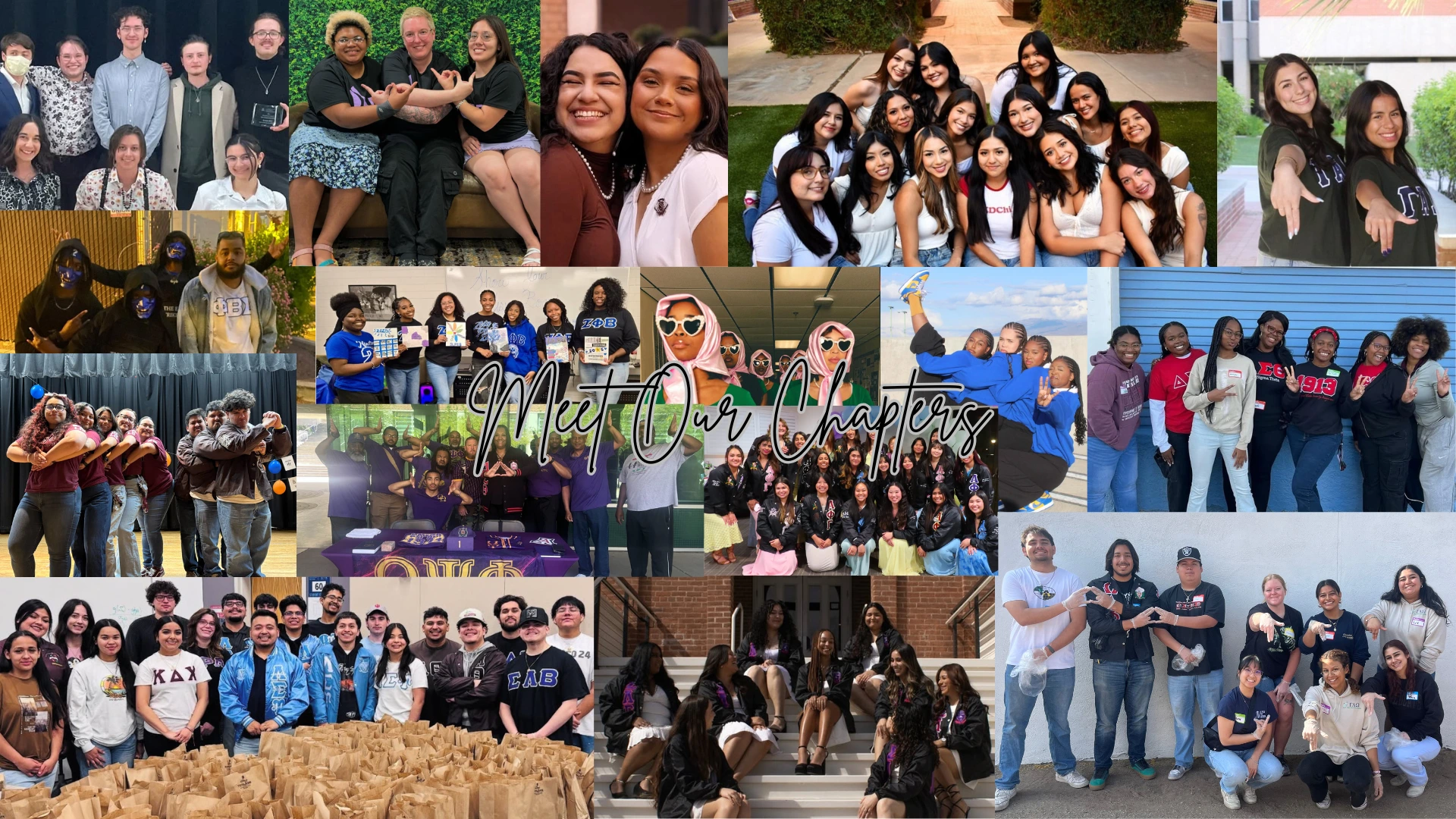 Photo collage of USFC organizations