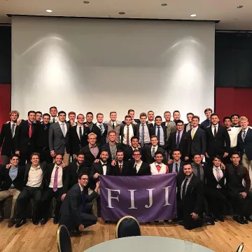 FIJI fraternity group photo